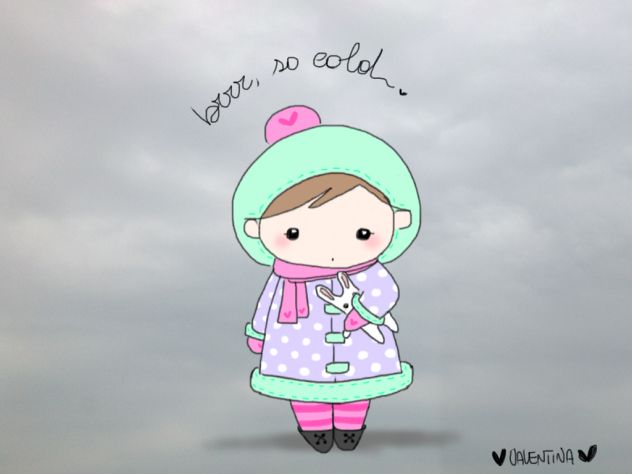 April 10, 2012 - So cold - ibisPaint