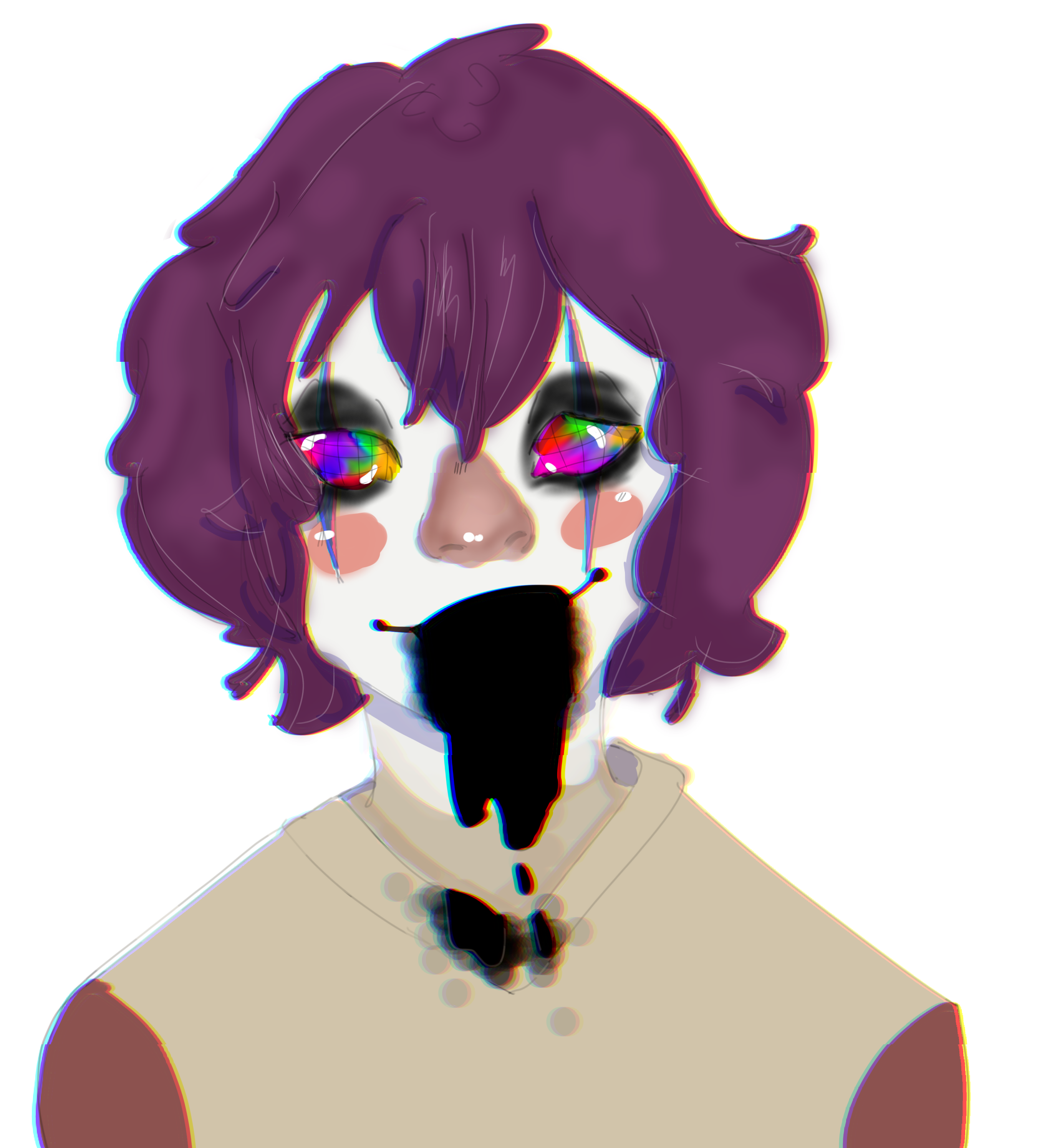 Clown looking thing lol - ibisPaint