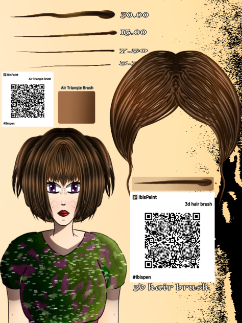 brush.3d hair brush.