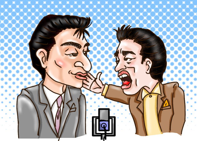 似顔絵　ダウンタウン