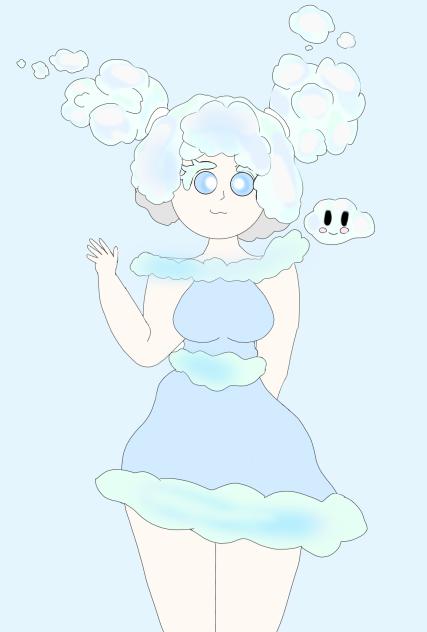 Little cloud girl