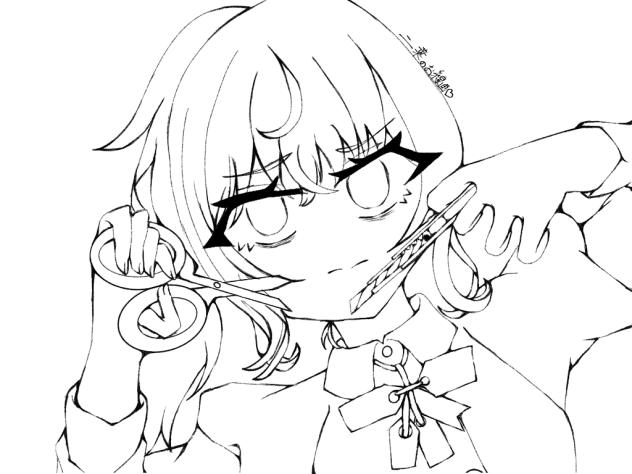 ✂️💜🔪　　線画ver