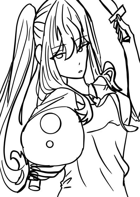 random colouring page