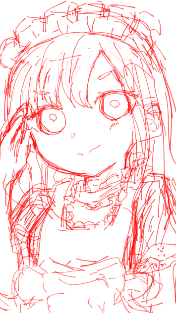 擬人化描こうと思ったらメイドになた