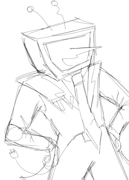 TENNA. i cant stop drawing him.