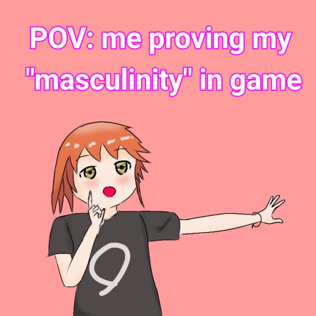 pov my game character