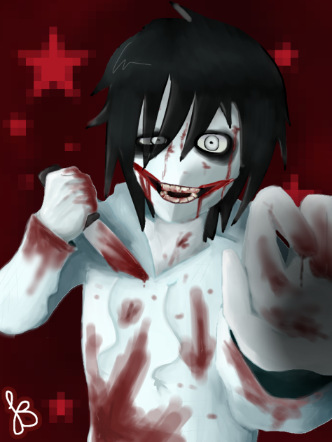 Jeff the killer 🔪 !tw! Blood!