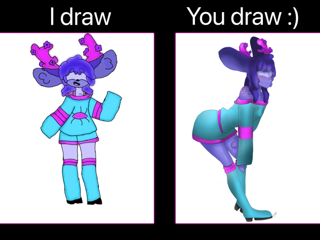 more I draw u draws XD