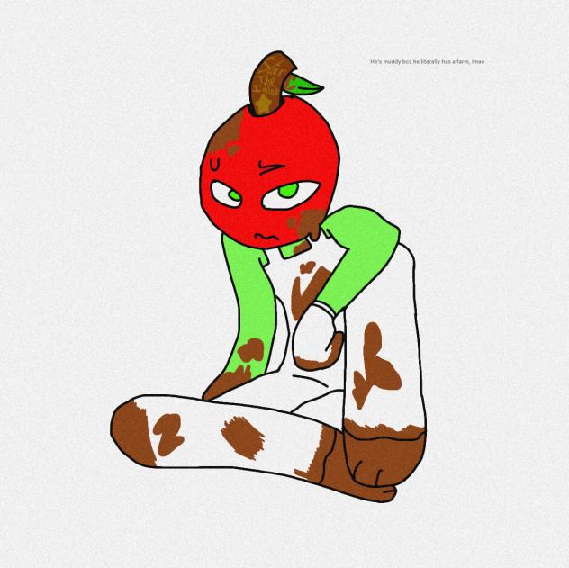 Andy the Apple fanart🥹✌️