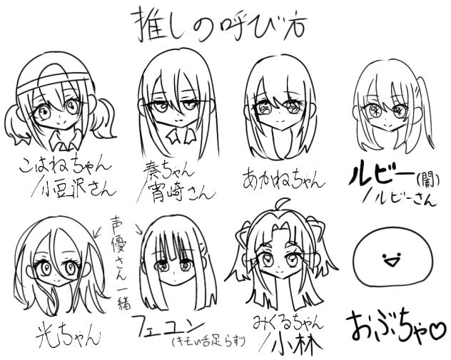 推しの呼び方w