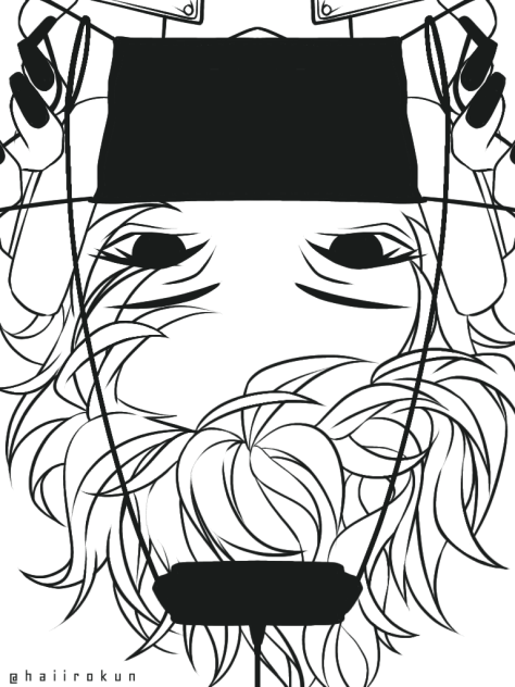 カシュ（塗り絵）
