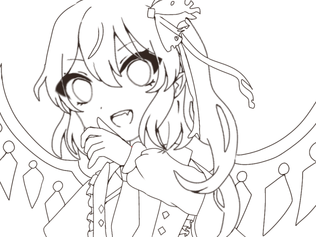 フラン フリー線画