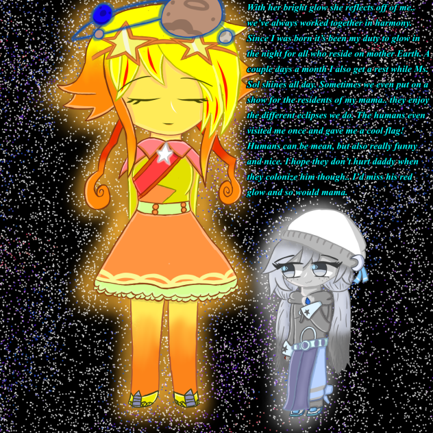 The sun and the Moon