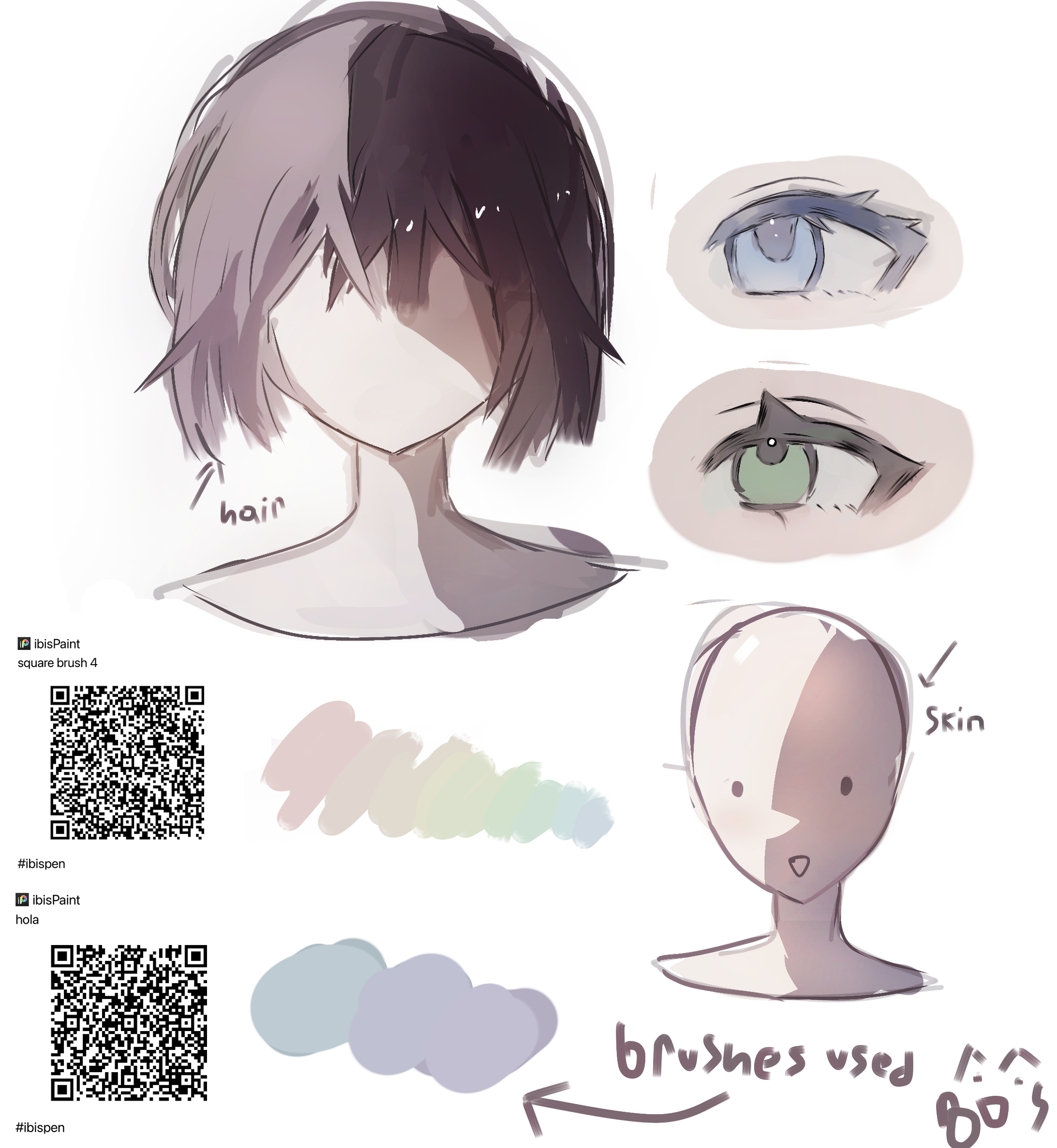 render sketch everything brush - ibisPaint