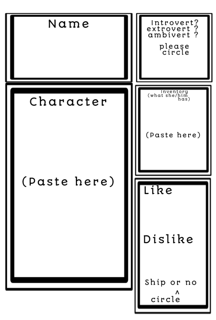 COL SHEET