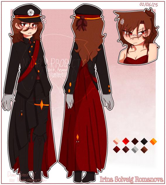 Romanova definitive Reference sheet 🌹🦈