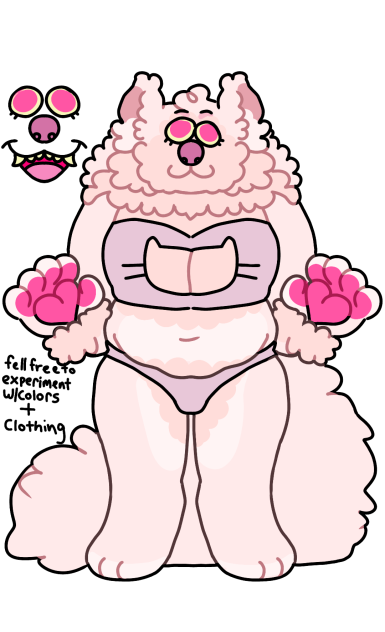Fursona ref 2nd vers (Kitty)