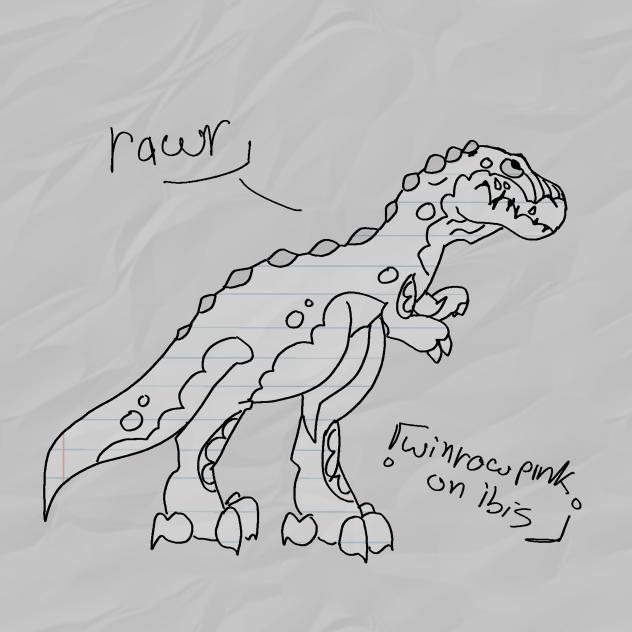 simple dinosaur