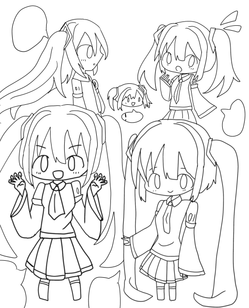 みんな色のミク