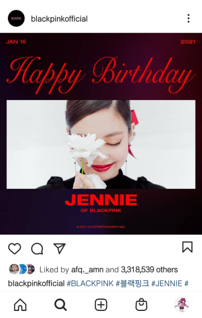 HAPPY BIRTHDAY JENNIE 🎂🎂