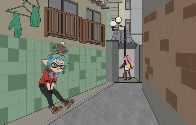 路地裏にて