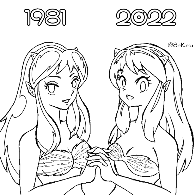 うる星やつら　線画