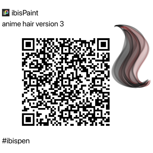 Anime hair brush version 3
