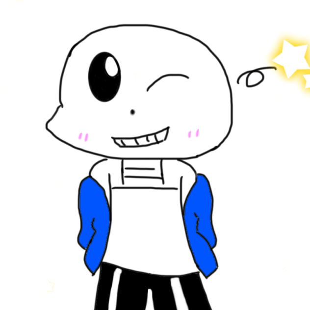ウインクしてるサンズ