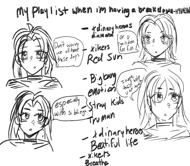 Playlist when you're having a breakdown - ibisPaint