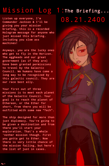 Onto The Horizon- Page 1