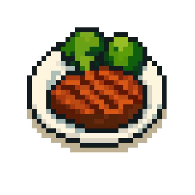 Grilled meat - ibisPaint
