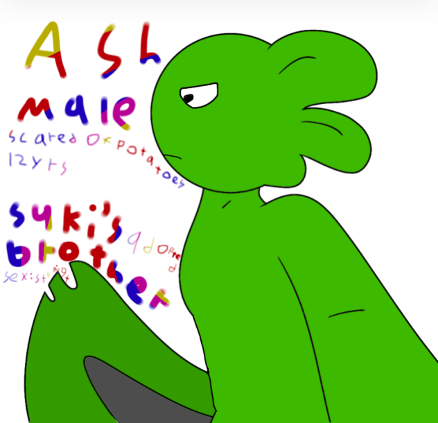 My axolotl oc fix XD