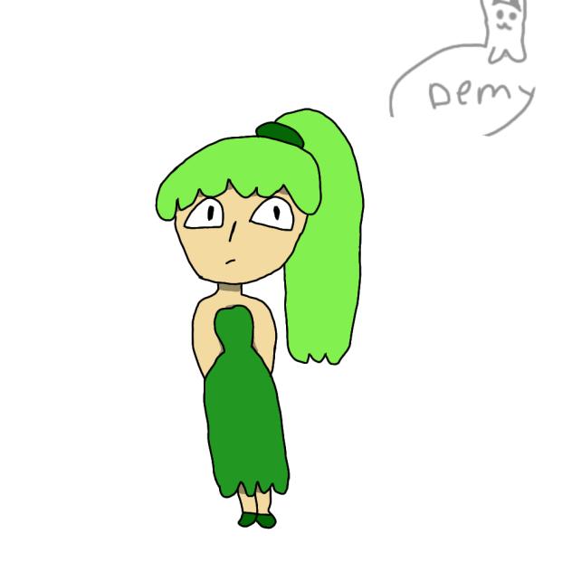 green girl