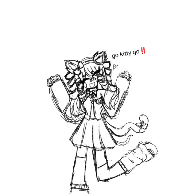 go kitty go - ibisPaint
