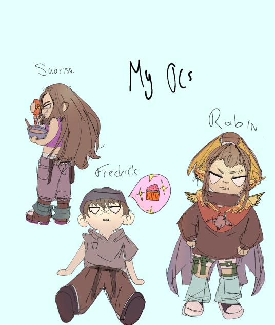 my characters colours