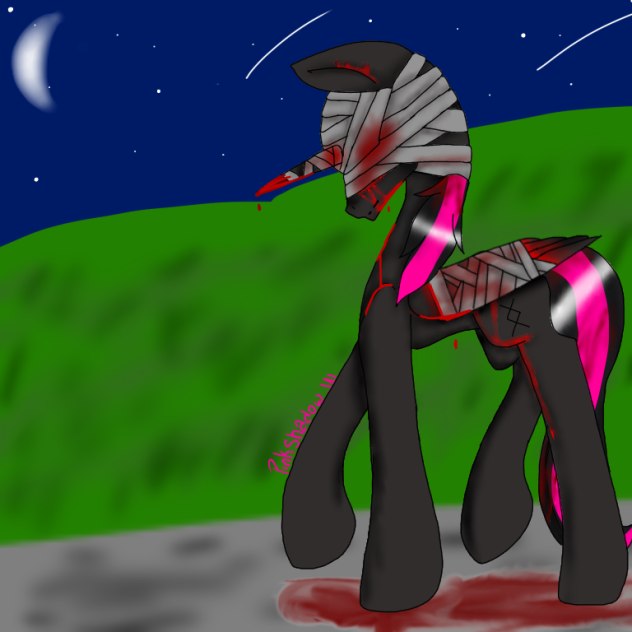 [speedpaint]doesn't hurt (blood)