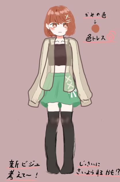 Mokaさんの新ビジュ考えてみた！