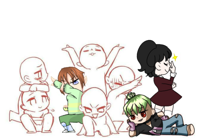 Posing collab