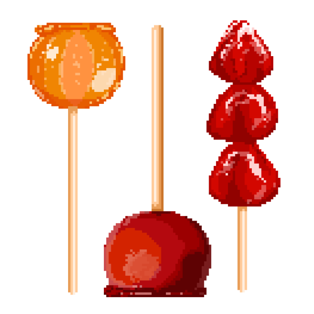 candied fruit (pixel)