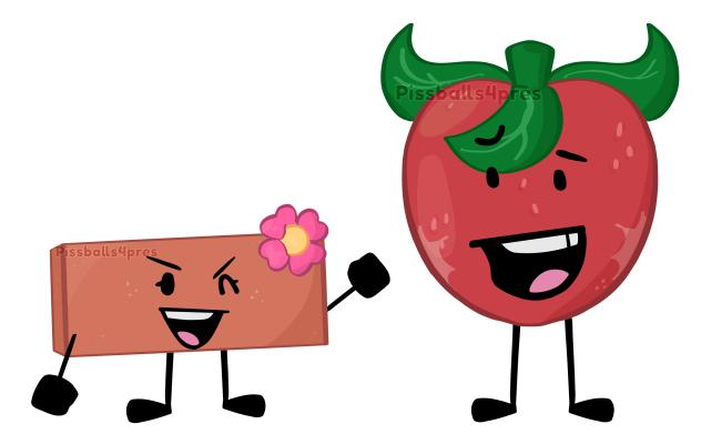 Brick and Strawberry