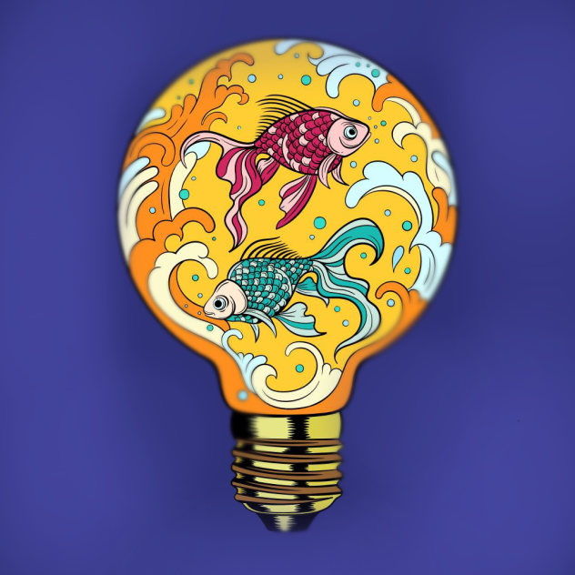 Fishes in a Bulb