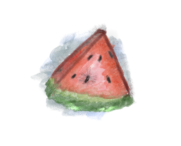 Watercolor Watermelon