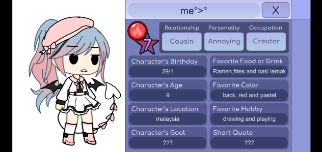new oc TwT