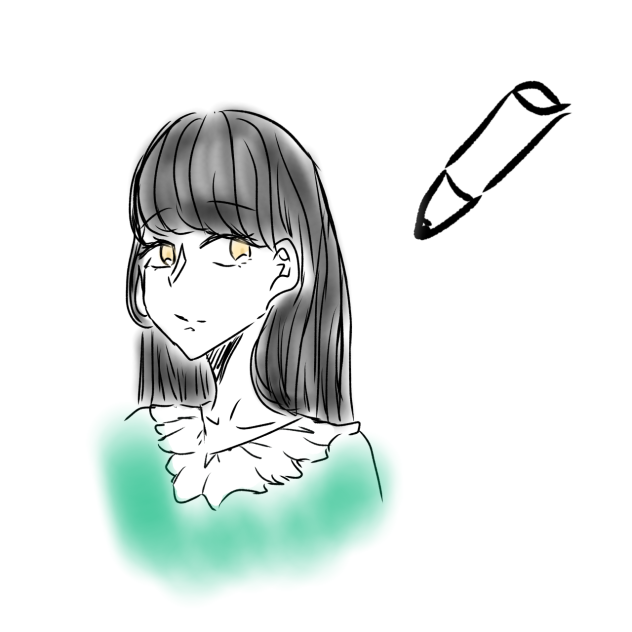 鉛筆擬人化