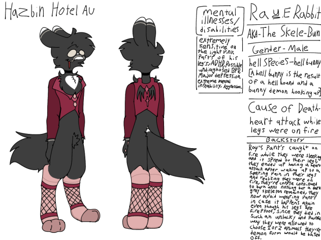 Hazbin Hotel AU Raybit