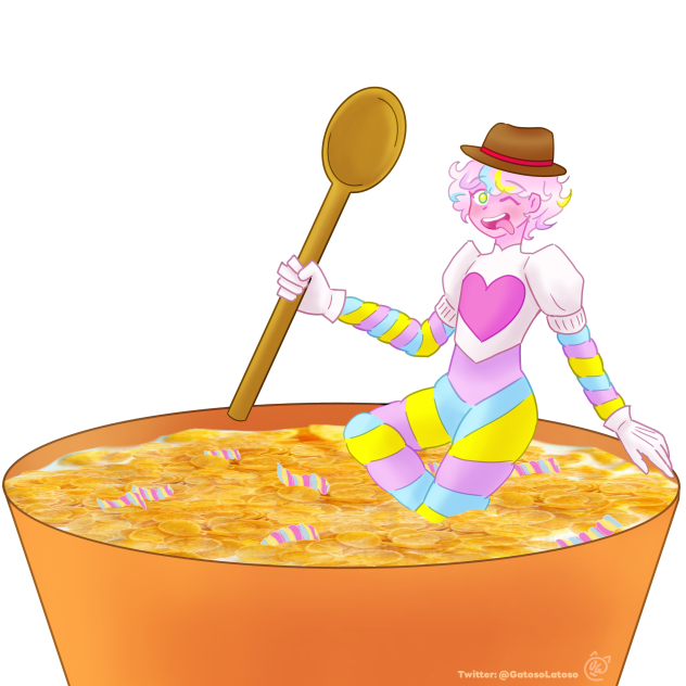 Cereal con malvaviscos 🤤[Comisión creo]