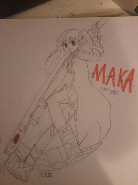 Drawing of Maka