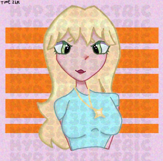 Girl with blond hair