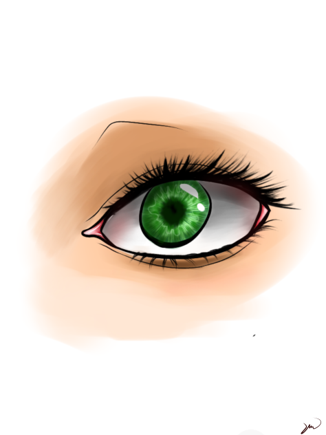 my first realistic eye