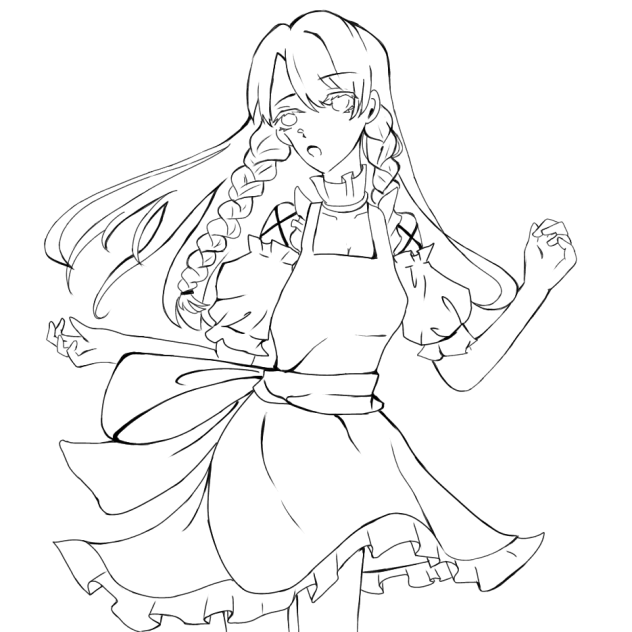 K（線画）